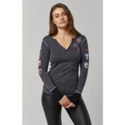 Alp N Rock Ski The World Henley Shirt Women's