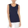 Coolibar Morada Everyday Basic Tank UPF 50Plus Women's -Bob's Sports Chalet 105369 NAVY m