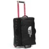 The North Face Base Camp Voyager 21 Inch Roller Luggage Bag 2 The North Face Base Camp Voyager 21 Inch Roller Luggage Bag -Bob's Sports Chalet 105399 TNF BLACKTNF WHITE m