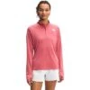 The North Face Wander Quarter Zip Pullover Women's 1 The North Face Wander Quarter Zip Pullover Women's -Bob's Sports Chalet 105453 SLATE ROSE LT HTHR m