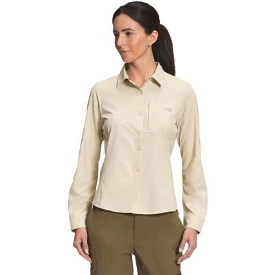 The North Face First Trail UPF Long Sleeve Button Up Shirt Women's 3 The North Face First Trail UPF Long Sleeve Button Up Shirt Women's