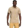 The North Face Loghill Short Sleeve Button Up Shirt Men's -Bob's Sports Chalet 105474 ANTLPTNMCRBLDSHDWPLD m