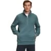 The North Face Longs Peak Quilted Quarter Zip Sweatshirt Men's -Bob's Sports Chalet 105493 GOBLIN BLUE HEATHER m