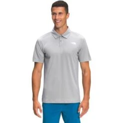The North Face Wander Polo Shirt Men's -Bob's Sports Chalet 105504 MELD GREY HEATHER m