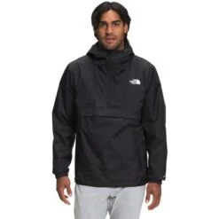The North Face Antora Shell Anorak Men's -Bob's Sports Chalet 105512 TNF BLACK m