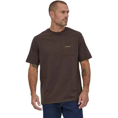 Patagonia Line Logo Ridge Pocket Responsibili-Tee Men's 3 Patagonia Line Logo Ridge Pocket Responsibili-Tee Men's