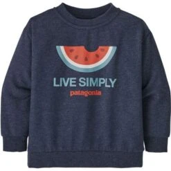 Patagonia Baby Lightweight Crew Sweatshirt -Bob's Sports Chalet 105611 LV SMPLY MELONNW NV m