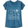 Patagonia Regenerative Organic Certified Cotton Graphic T-Shirt Girls' -Bob's Sports Chalet 105621 FR STARSHINEWVY BLU m