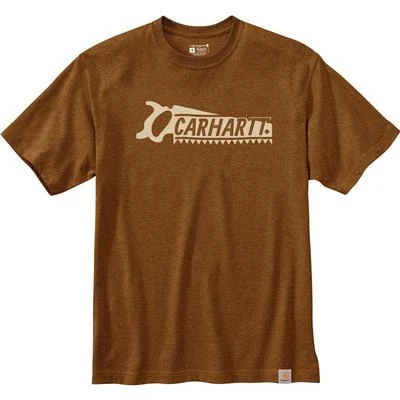 Carhartt Relaxed Fit Heavyweight Short-Sleeve Saw Graphic T-Shirt Men's 4 Carhartt Relaxed Fit Heavyweight Short-Sleeve Saw Graphic T-Shirt Men's - Image 2