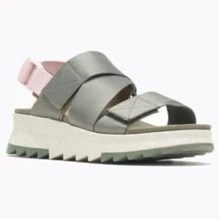 Merrell Alpine Cush Backstrap Sandals Women's 7 Merrell Alpine Cush Backstrap Sandals Women's -Bob's Sports Chalet 105797 LICHEN m