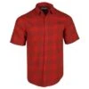 Mountain Khakis Cyrus Short Sleeve Woven Shirt Men's -Bob's Sports Chalet 106231 BISON RED m