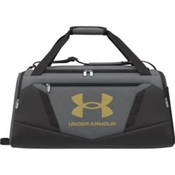 Under Armour UA Undeniable 5.0 Duffle Bag MD -Bob's Sports Chalet 106291 BLKMDMHTRBKMTLCGLD m