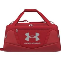 Under Armour UA Undeniable 5.0 Duffle Bag MD -Bob's Sports Chalet 106291 REDRDMETALLIC SLVR m