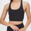 Tentree InMotion Longline Active Bra Women's -Bob's Sports Chalet 106384 METEORITE BLACK m