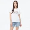 Tentree Floral Logo T-Shirt Women's -Bob's Sports Chalet 106389 WHITE m