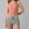 Prana Cozy Up Shorts Women's 2 Prana Cozy Up Shorts Women's -Bob's Sports Chalet 106449 HEATHER GREY MONTAGE m