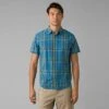Prana Benton Button-Up Shirt Men's -Bob's Sports Chalet 106479 BLUE WATERS m