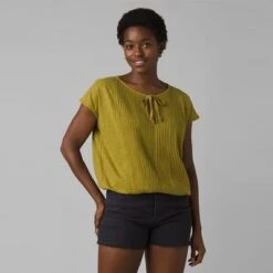 Prana Ocupas Popover Top Women's -Bob's Sports Chalet 106491 SWEET GRASS m