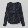 Prana Cozy Up Long Sleeve T-Shirt Women's -Bob's Sports Chalet 106497 NAUTICAL CAMO m