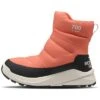 The North Face Nuptse II Waterproof Booties Women's -Bob's Sports Chalet 106581 CORAL SUNRISETNF BK m