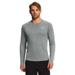 The North Face Big Pine Long Sleeve Crew Shirt Men's 5 The North Face Big Pine Long Sleeve Crew Shirt Men's -Bob's Sports Chalet 106591 TIN GREY HEATHER m
