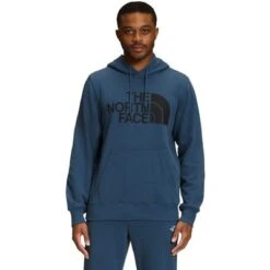 The North Face Half Dome Pullover Hoodie Men's -Bob's Sports Chalet 106686 SHADY BLUETNF BLACK m