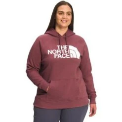 The North Face Half Dome Plus Pullover Hoodie Women's -Bob's Sports Chalet 106742 WILD GINGERTNF WH m