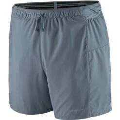 Patagonia Strider Pro Running Shorts - 5 Inch Men's -Bob's Sports Chalet 106813 LIGHT PLUME GREY m