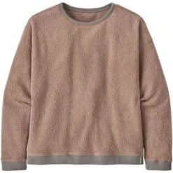 Patagonia Shearling Crew Fleece Sweatshirt Women's 8 Patagonia Shearling Crew Fleece Sweatshirt Women's -Bob's Sports Chalet 106816 PAMPAS TAN m
