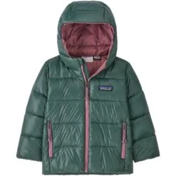 Patagonia Baby Hi-Loft Down Sweater Hooded Jacket -Bob's Sports Chalet 106841 PINYON GREEN m