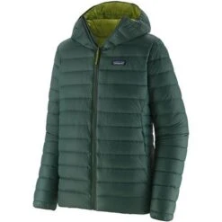 Patagonia Down Sweater Hooded Jacket Men's -Bob's Sports Chalet 106859 PINYON GREEN m
