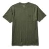 Roark Well Worn Midweight Organic Knit Tee Men's 1 Roark Well Worn Midweight Organic Knit Tee Men's -Bob's Sports Chalet 106905 DARK MILITARY m