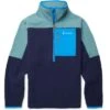 Cotopaxi Abrazo Half-Zip Fleece Pullover Men's -Bob's Sports Chalet 107493 BLUEGRASSMARITIME m