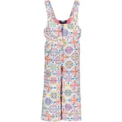 Obermeyer Snoverall Print Snow Bibs Little Girls' -Bob's Sports Chalet 107837 WHITE SNOWFLAKES m