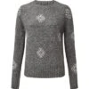 Sherpa Adventure Gear Vindo Crew Sweater Women's -Bob's Sports Chalet 108127 MONSOON GREY m