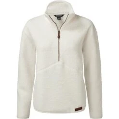 Sherpa Adventure Gear Chamlang 1/2-Zip Pullover Fleece Women's -Bob's Sports Chalet 108128 PEETHO WHITE m