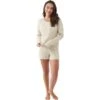 ONeill O'Neill Marla Long Sleeve Pullover Sweater Women's -Bob's Sports Chalet 108203 OATMEAL HEATHER m