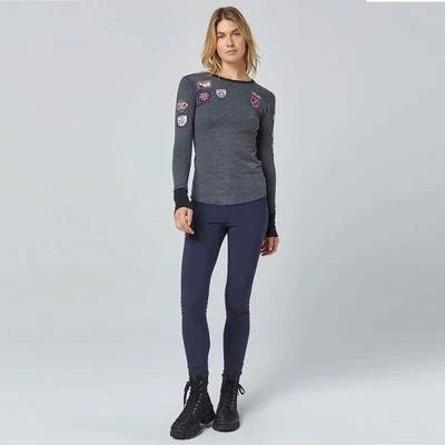 Alp N Rock Ski Usa Crew Shirt Women's 3 Alp N Rock Ski Usa Crew Shirt Women's