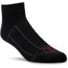 Farm To Feet Greensboro Lightweight Cushion 1/4 Crew Socks -Bob's Sports Chalet 108314 BLACKBLACK m