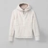 Prana Polar Escape Half Zip Fleece Hoodie Women's 2 Prana Polar Escape Half Zip Fleece Hoodie Women's -Bob's Sports Chalet 108485 DREAMDUST m
