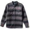 Roark Revival Nordsman Bonded Long Sleeve Flannel Men's -Bob's Sports Chalet 109160 BLACK m