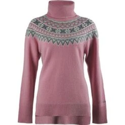 Skhoop Scandinavian Roll Neck Sweater Women's -Bob's Sports Chalet 109321 MISTY ROSE m