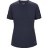 Arcteryx Arc'Teryx Lana Merino Wool Crew Short Sleeve Shirt Women's 1 Arcteryx Arc'Teryx Lana Merino Wool Crew Short Sleeve Shirt Women's -Bob's Sports Chalet 109671 BLACK SAPPHIRE m