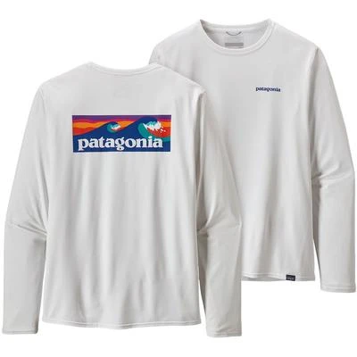 Patagonia Long-Sleeved Capilene Cool Daily Graphic Shirt - Waters Men's 4 Patagonia Long-Sleeved Capilene Cool Daily Graphic Shirt - Waters Men's - Image 2
