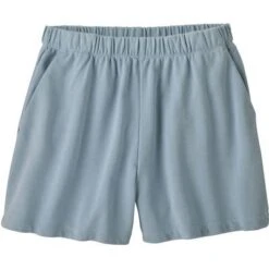 Patagonia Regenerative Organic Certified Cotton Essential Shorts Women's -Bob's Sports Chalet 109750 STEAM BLUE m