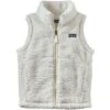 Patagonia Los Gatos Fleece Vest Girls' -Bob's Sports Chalet 109753 BIRCH WHITE m