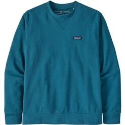 Patagonia Regenerative Organic Certified Cotton Crewneck Sweatshirt -Bob's Sports Chalet 109763 WAVY BLUE m