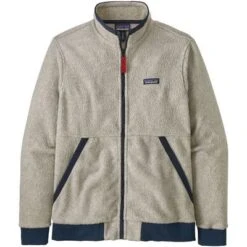 Patagonia Shearling Fleece Jacket Men's -Bob's Sports Chalet 109792 OATMEAL HEATHER m