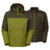 The North Face Mountain Light Triclimate Jacket Men's -Bob's Sports Chalet 11032 GRIP GRNBLK INK GRN m