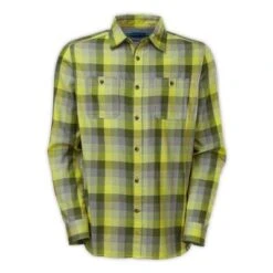 The North Face Long-Sleeve Cumberland Shirt Men's -Bob's Sports Chalet 11087 FIREFLY GREEN m